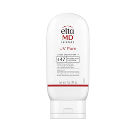 EltaMD UV Pure front packaging showing SPF 47 and 4 oz size for clear protection