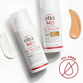 EltaMD UV Restore creamy texture close-up illustrating smooth moisturizing feel