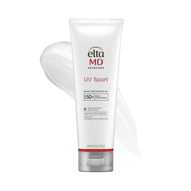 EltaMD UV Sport front tube showing SPF 50 for reliable protection
