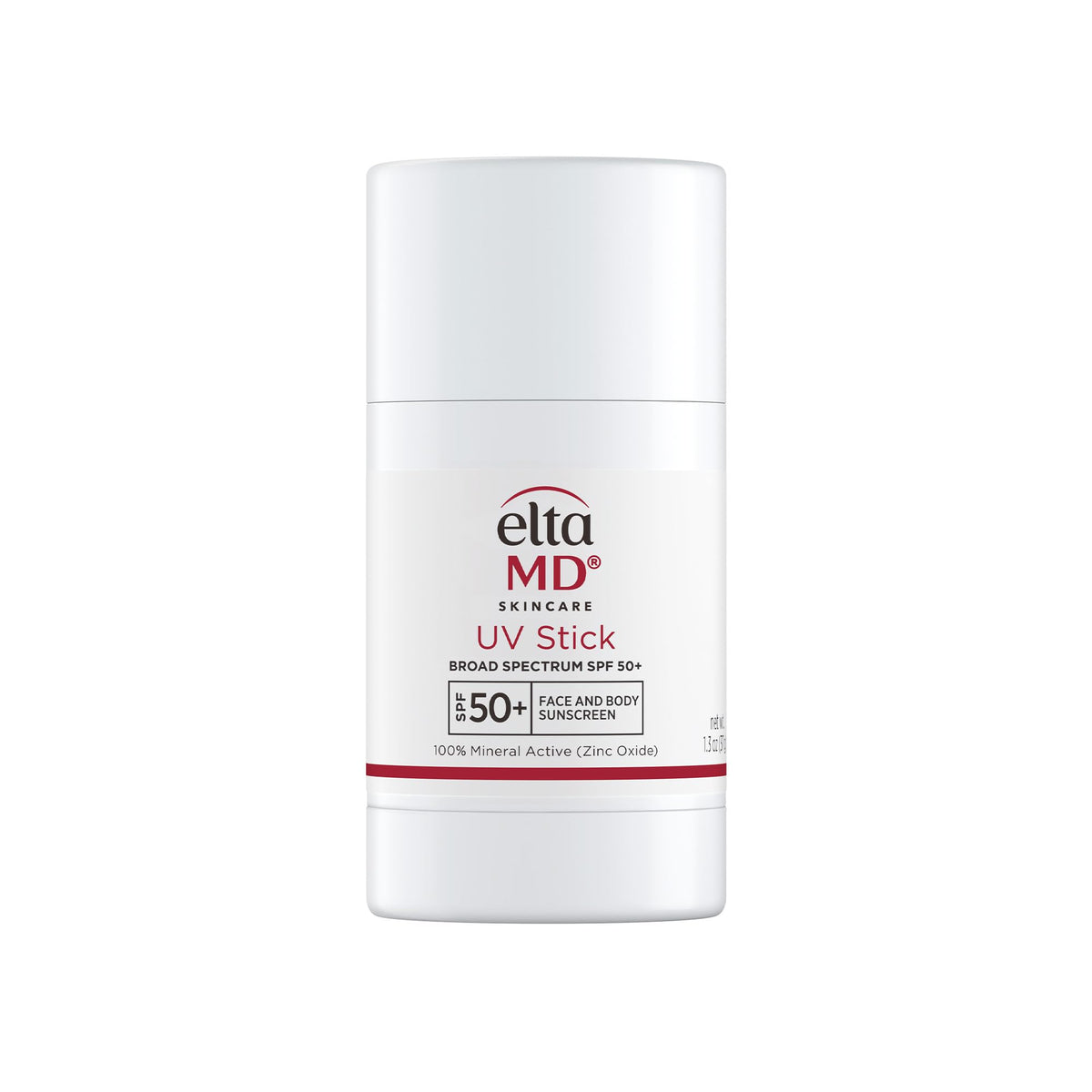 EltaMD stick front packaging showing compact travel-ready sunscreen