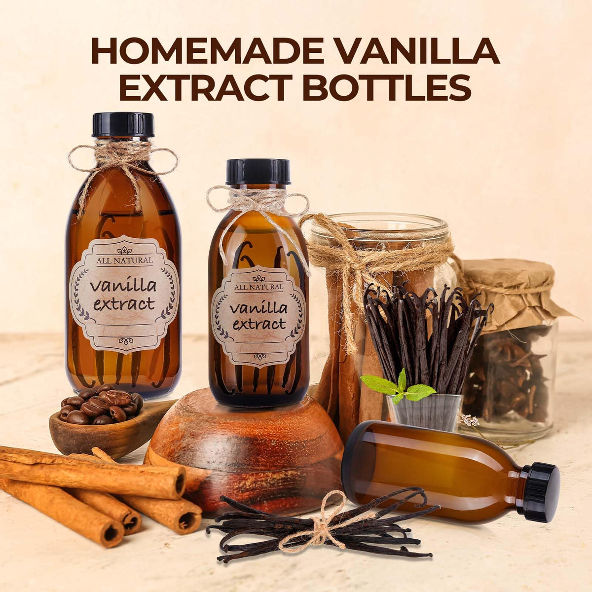 Elumeiro funnel and writable stickers with bottles for easy refilling and labeling