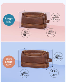 Elviros size comparison with toothpaste tube demonstrating compact capacity for travel essentials
