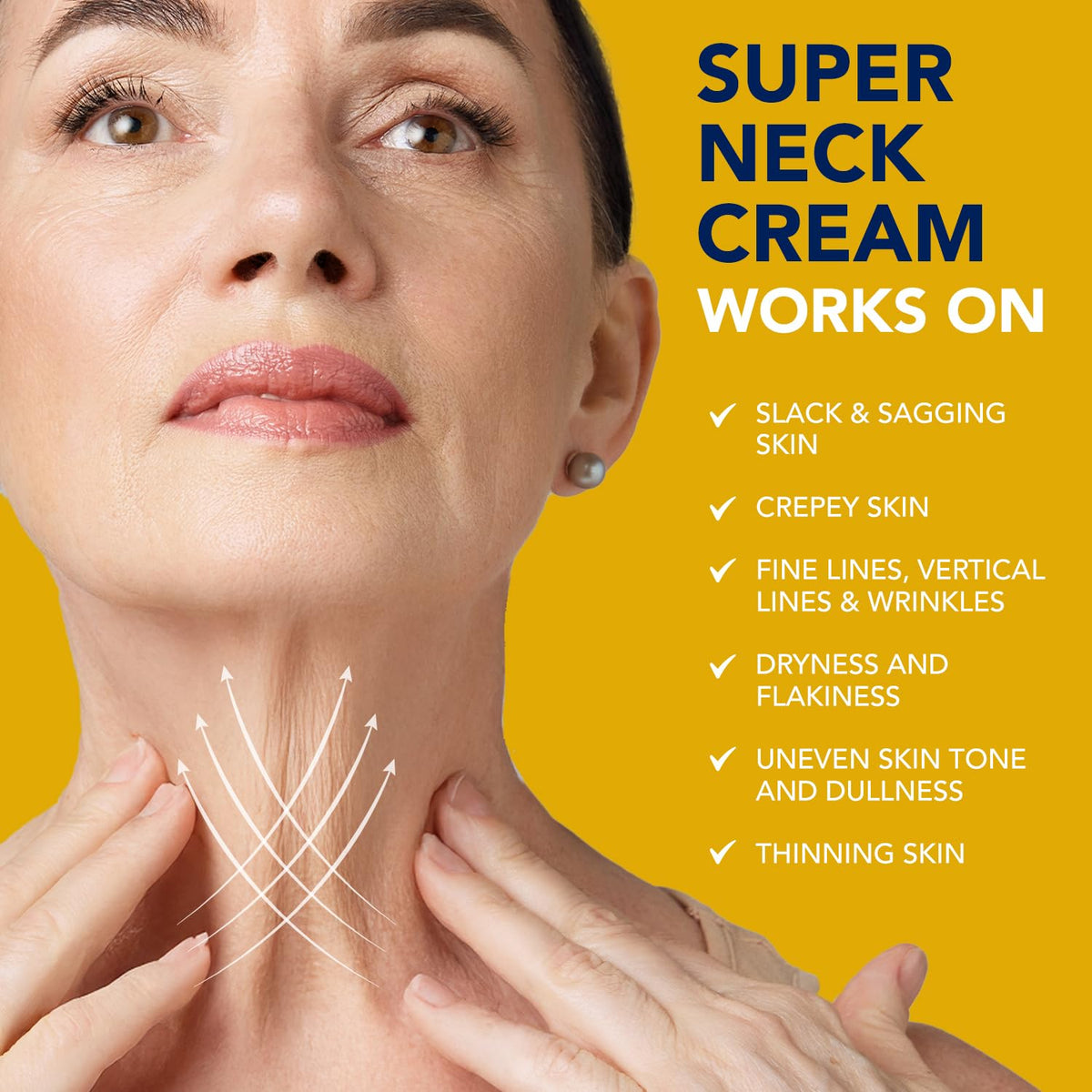 ElySeoul applying cream on neck demonstrating lifting massage benefit