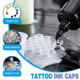 Emalla three black ink cap holders top view holding mixed caps for quick access