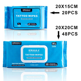 Emalla aftercare at beach showing portability and protection for tattoos outdoors