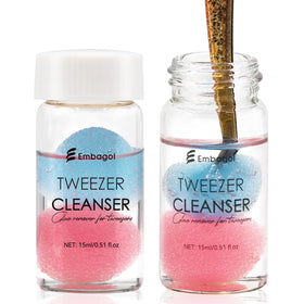 Embagol front packaging showing two 15ml bottles and benefit of fast cleaning