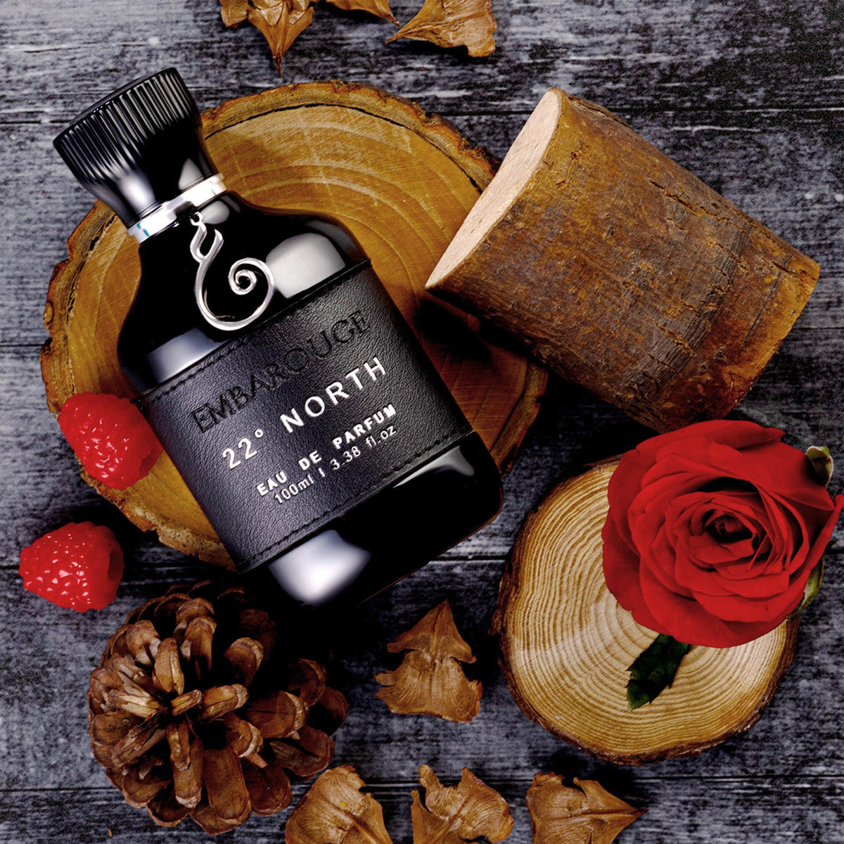 EMBAROUGE 22° North bottle with box displaying gifting-ready presentation