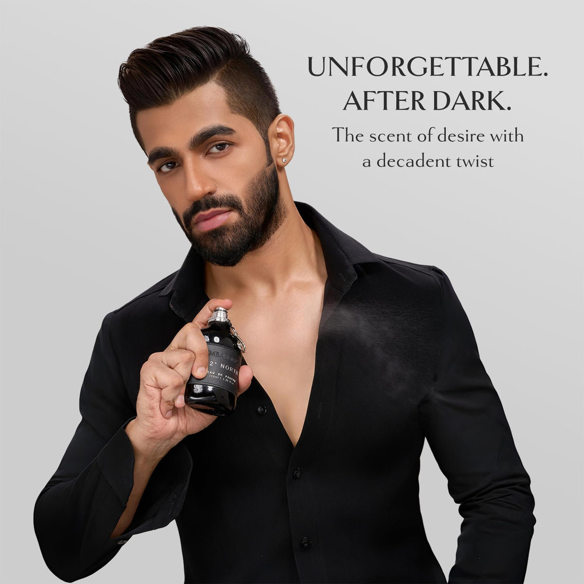 EMBAROUGE 22° North cap close-up highlighting texture and luxury finish