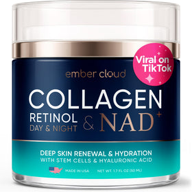 Ember Cloud front pump bottle showing sleek packaging and daily use benefit