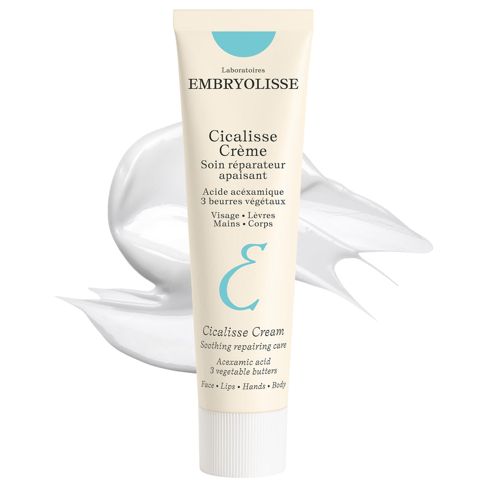 Embryolisse Cicalisse front tube view showing packaging and recyclable aluminum benefit