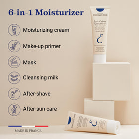 Embryolisse cream spread on hand demonstrating smooth priming and hydration