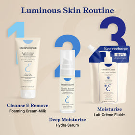 Embryolisse placed in a bathroom setting promoting everyday multi-use convenience