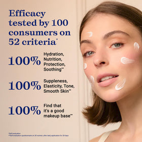 Embryolisse ingredients display with shea butter and aloe highlighting nourishment