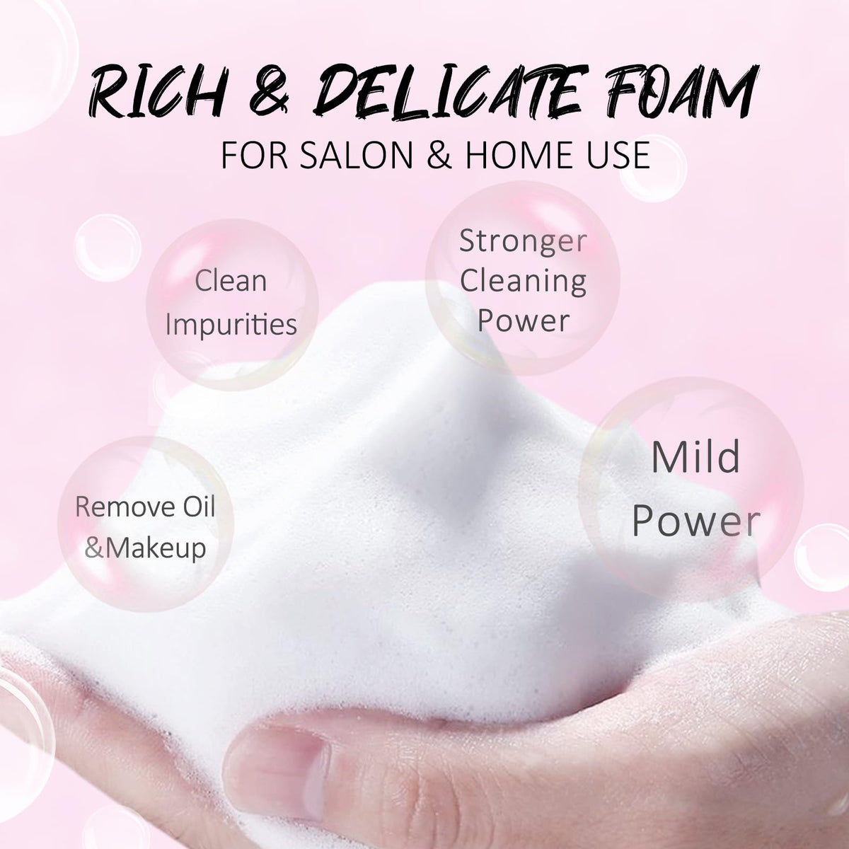 EMEDA cleansing brush with disposable mascara wands for precise, hygienic application