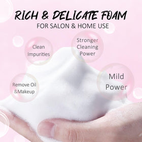 EMEDA cleansing brush with disposable mascara wands for precise, hygienic application