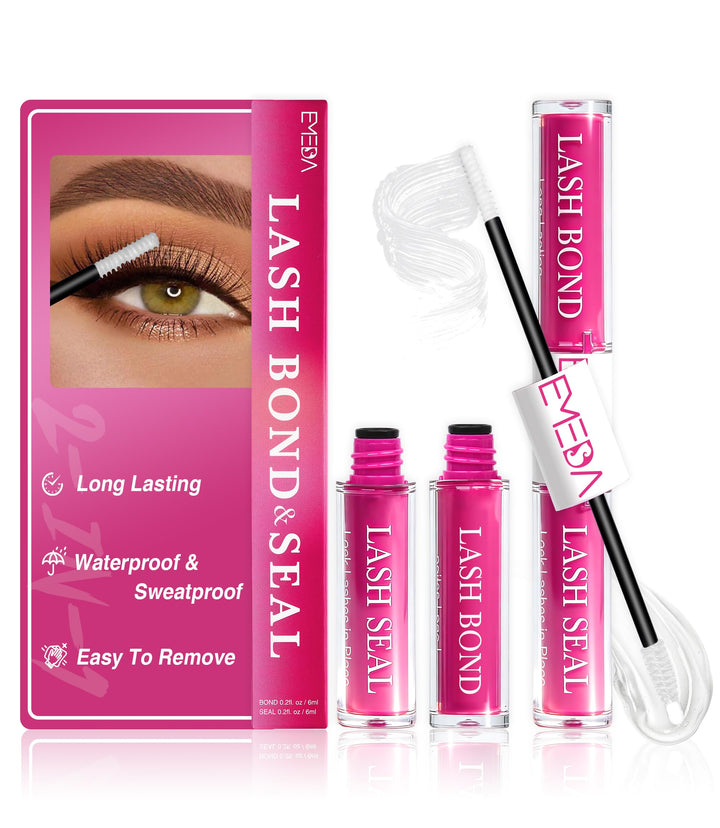 EMEDA front packaging showing dual bond and seal tubes for long-lasting wear