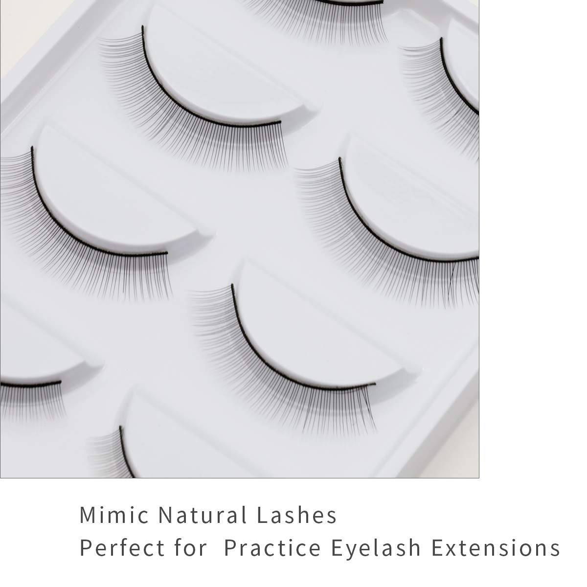 EMEDA close-up of tapered lash fibers showing realistic tip for learning