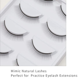 EMEDA close-up of tapered lash fibers showing realistic tip for learning