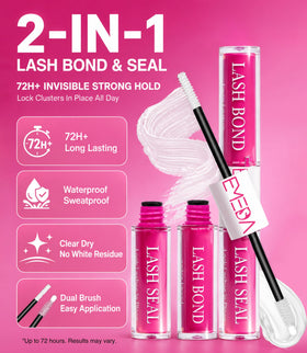 EMEDA close-up of clear adhesive texture highlighting smooth, residue-free finish