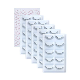 EMEDA front packaging showing 30 pairs practice lashes and kit benefits