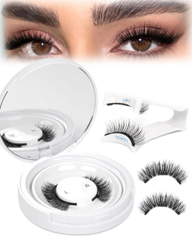 EMEDA front packaging with mirror case showing kit and travel-friendly storage benefit