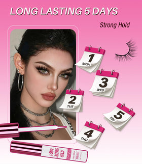EMEDA lash clusters being styled for DIY salon-like volume and flexible wear