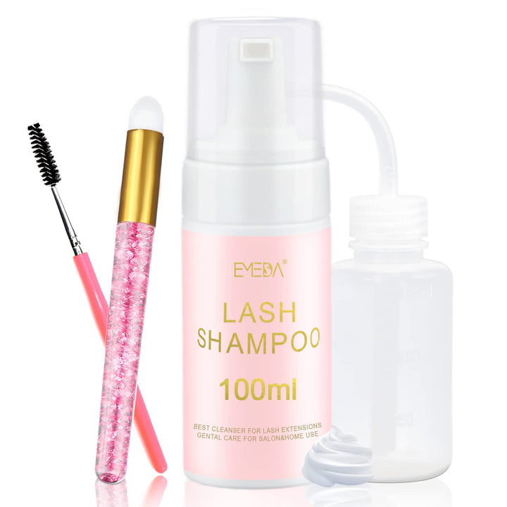 EMEDA front bottle view showing label and size, clear product identification and benefit