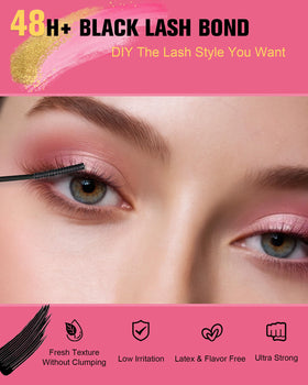 EMEDA close-up spiral brush head enabling precise lash base application