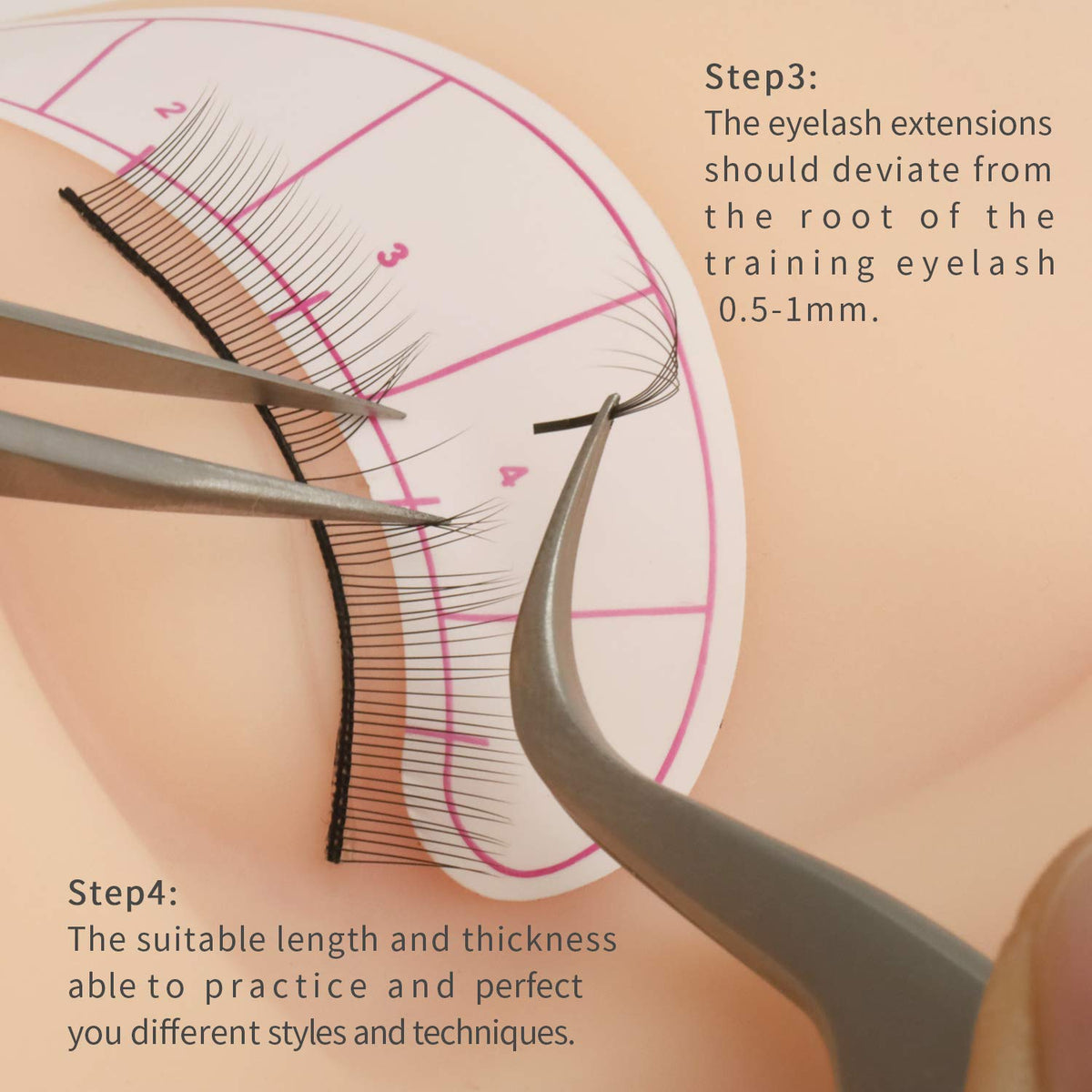 EMEDA trimmed strips arranged to practice fanning and custom styles