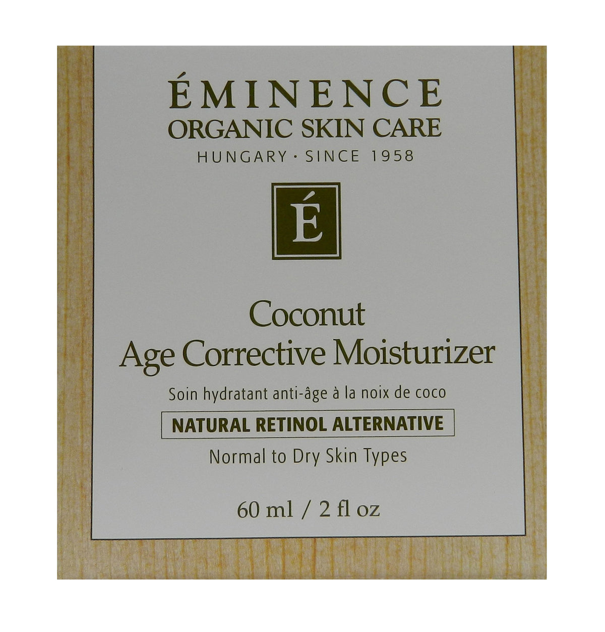 Eminence cream texture close-up illustrating rich moisturizing finish