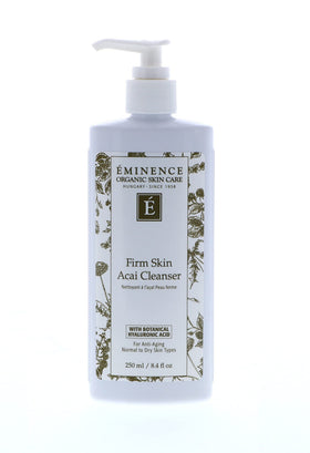 Eminence front packaging showing bottle and label, highlighting natural ingredients and benefit