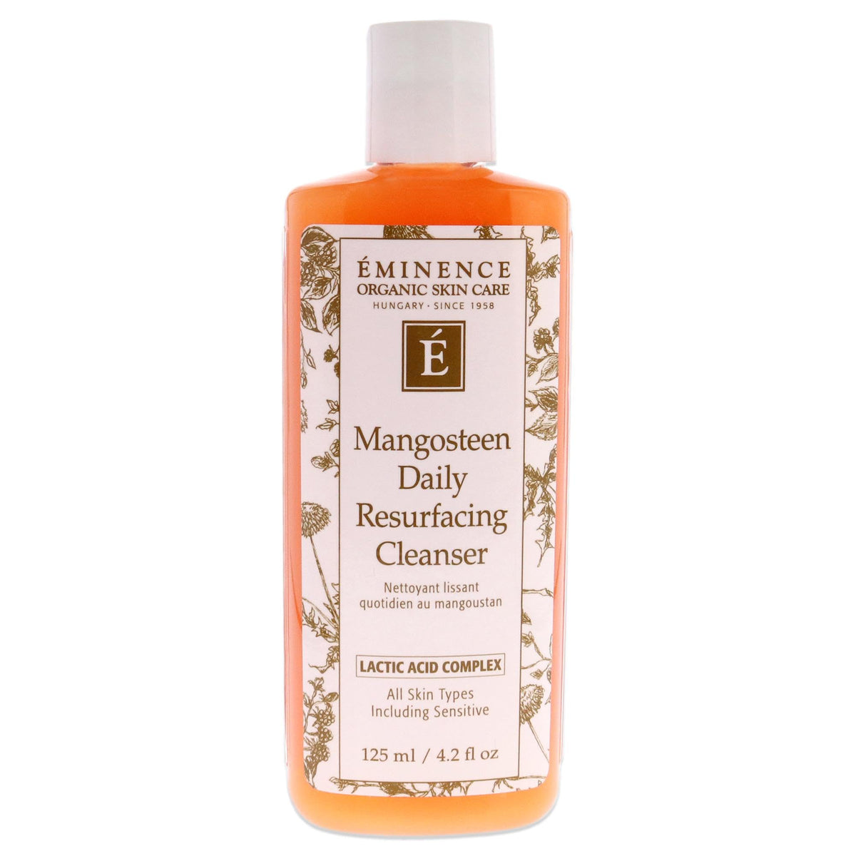 Eminence Mangosteen cleanser front packaging showing label and size, conveys professional quality