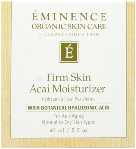 Eminence front jar view showing product label and nourishing acai benefits