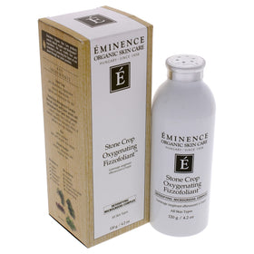 Eminence product next to a hand to show 4.2 oz size clearly