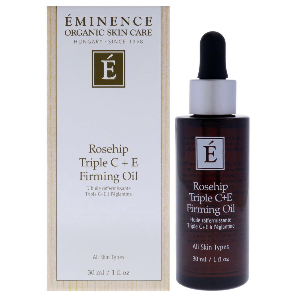 Eminence front bottle shot showing clean packaging and easy dispensing benefit