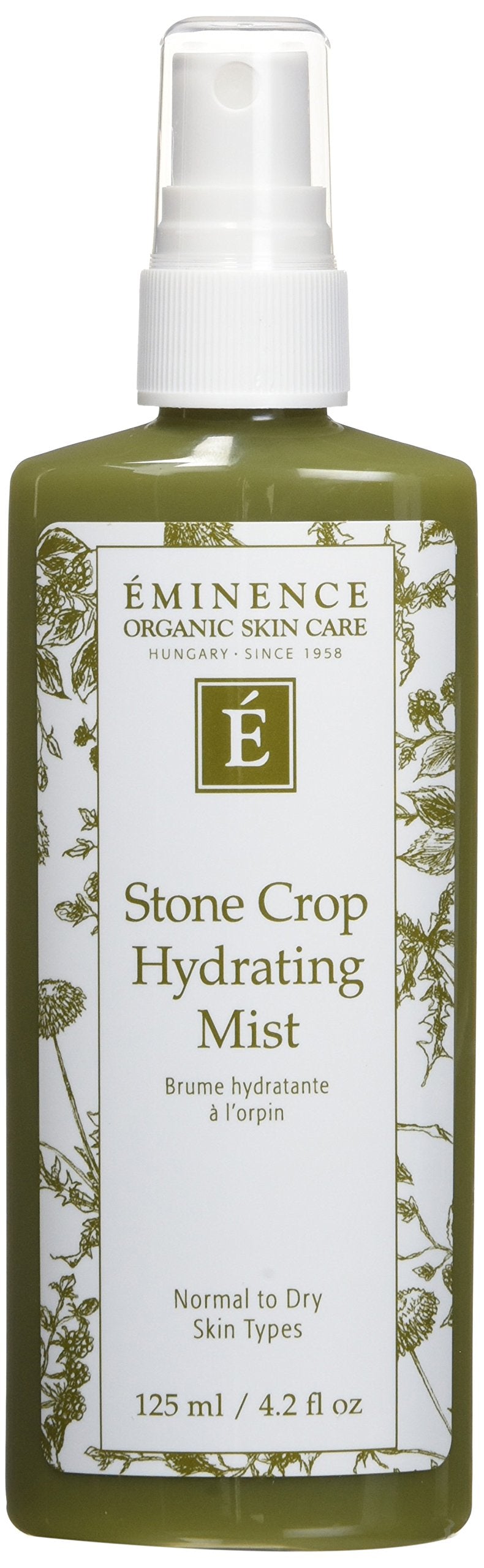 Eminence Stone Crop Hydrating Mist front packaging showing label and size for quick choice