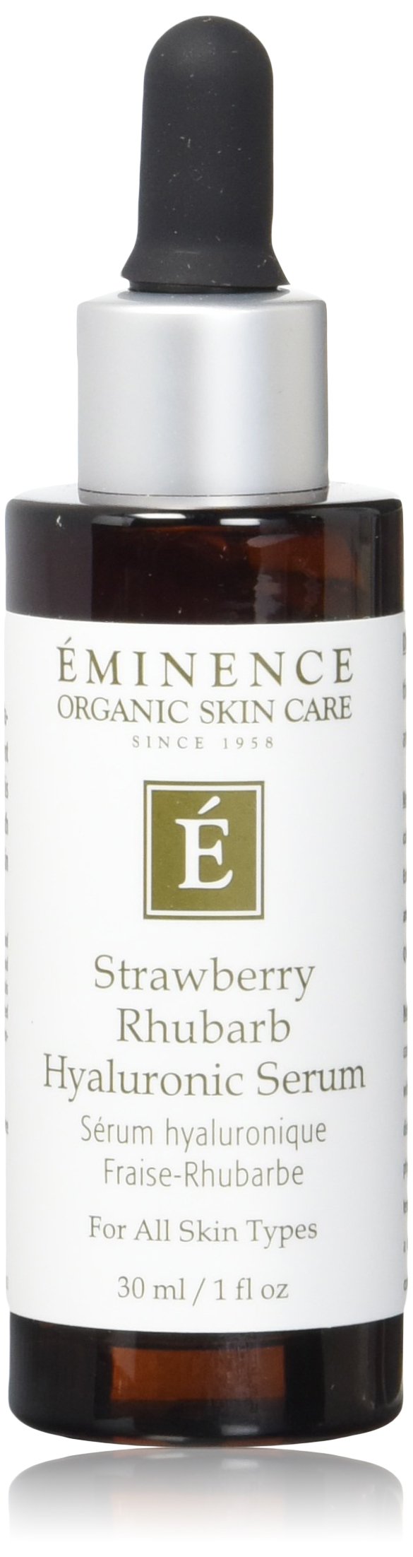 Eminence front bottle showing brightening hydration benefit