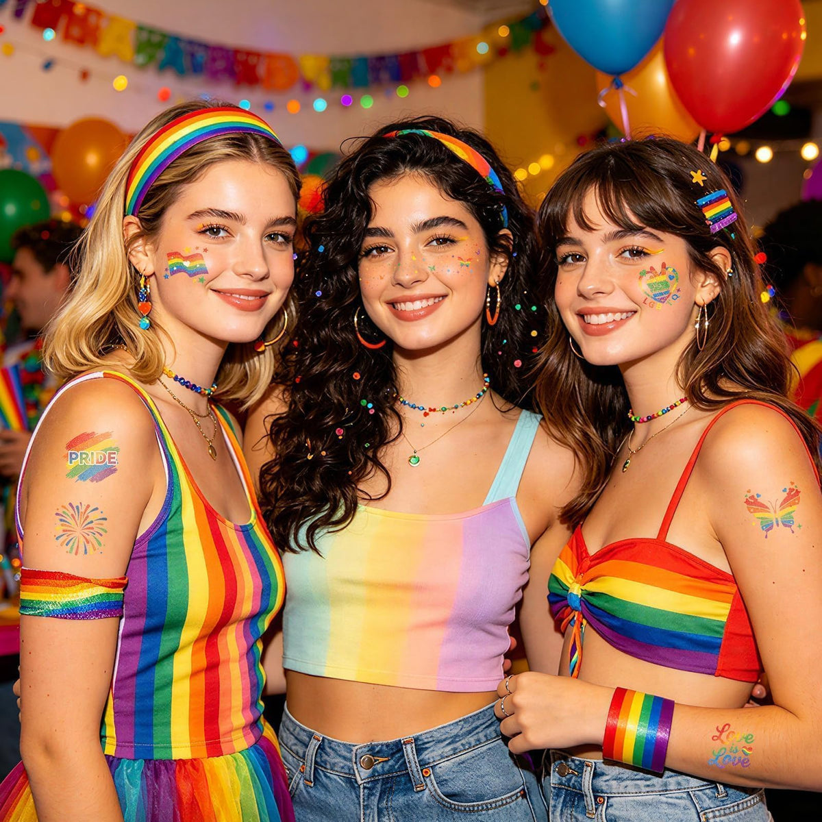 EMOME lifestyle parade look with tattoos on shoulder and face for bold celebration