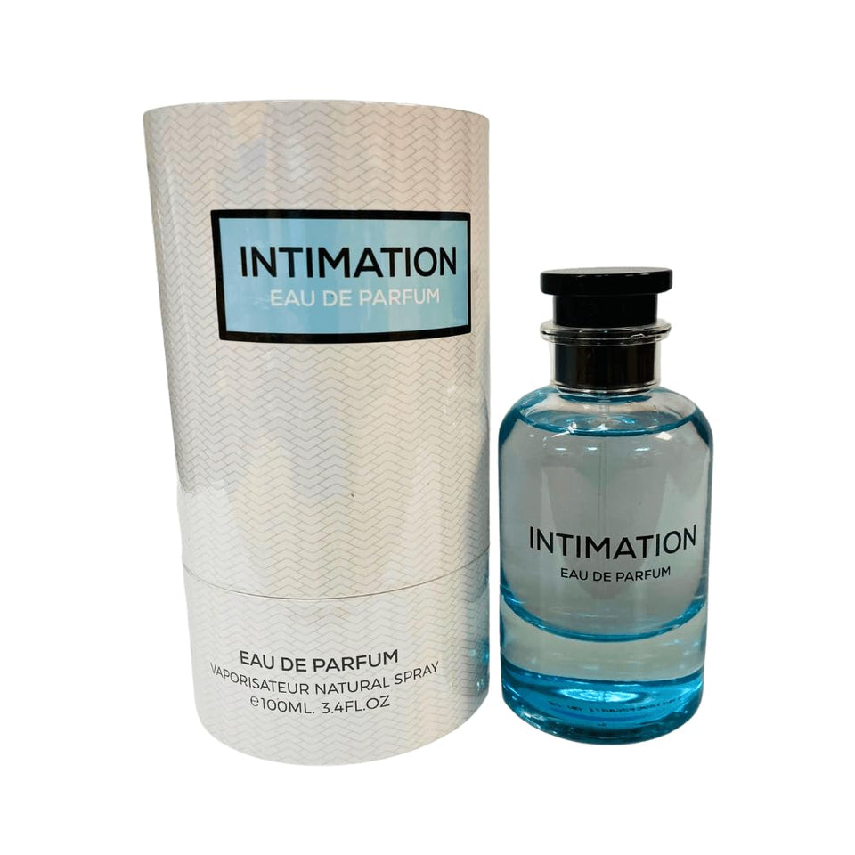Emper Intimation front bottle shot showcasing sleek packaging and premium presence