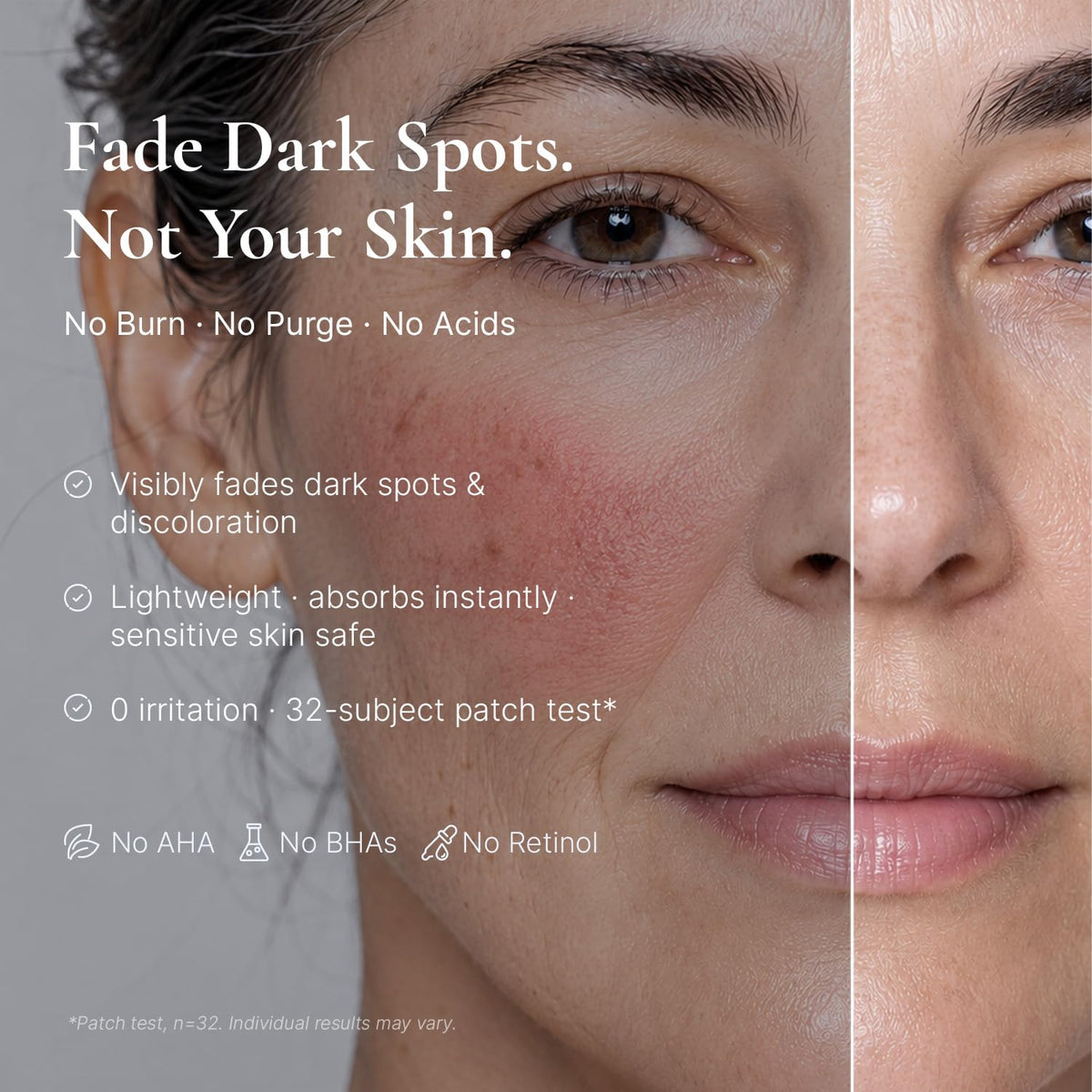 EnaSkin serum texture droplet highlighting lightweight absorption benefit