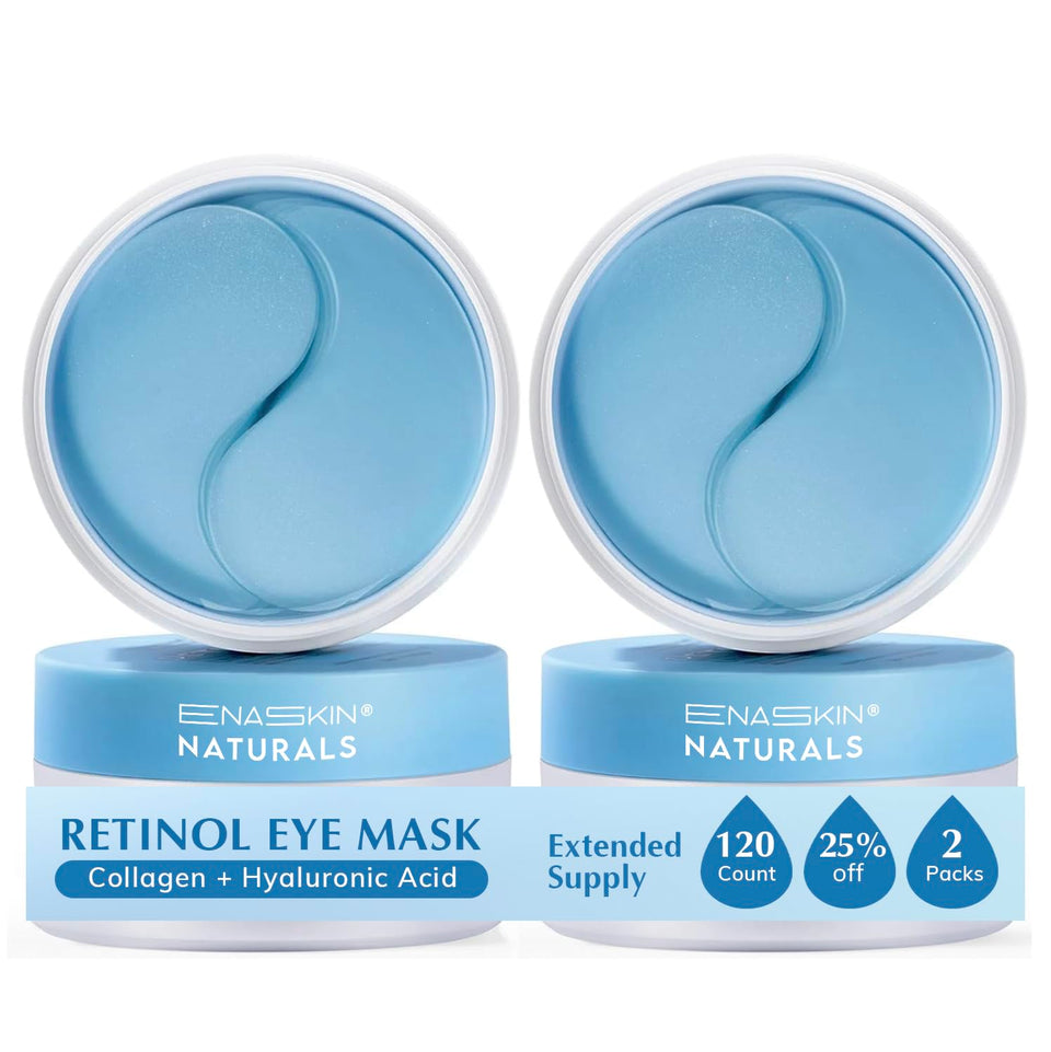 Enaskin Naturals front packaging showing value two-pack and 60 pairs benefit