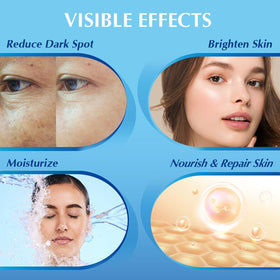 EnaSkin label detail showing ingredients and benefit transparency