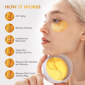 Enaskin Naturals before and after under-eye showing visible refresh benefit