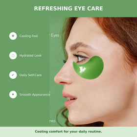 Enaskin Naturals patch in use on a woman demonstrating refreshed look