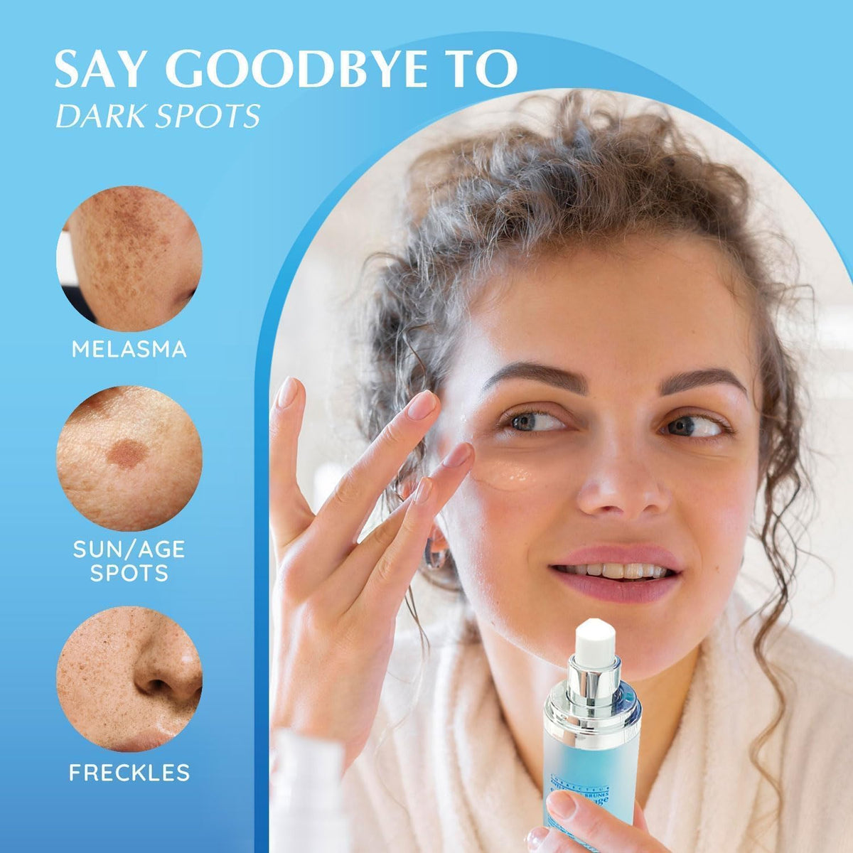 EnaSkin pipette dispensing serum showing lightweight texture and easy dosing