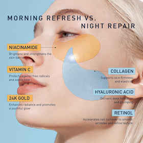 Enaskin Naturals retinol patch detail highlighting smooth hydrogel finish