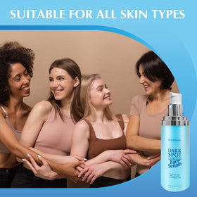 EnaSkin applied to cheek in morning routine demonstrating quick absorbency