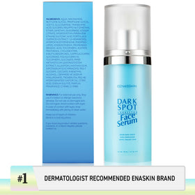 EnaSkin serum paired with sunscreen showing protection and maintenance benefit
