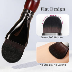 ENERGY brush held in hand to show size and ergonomic comfort during application