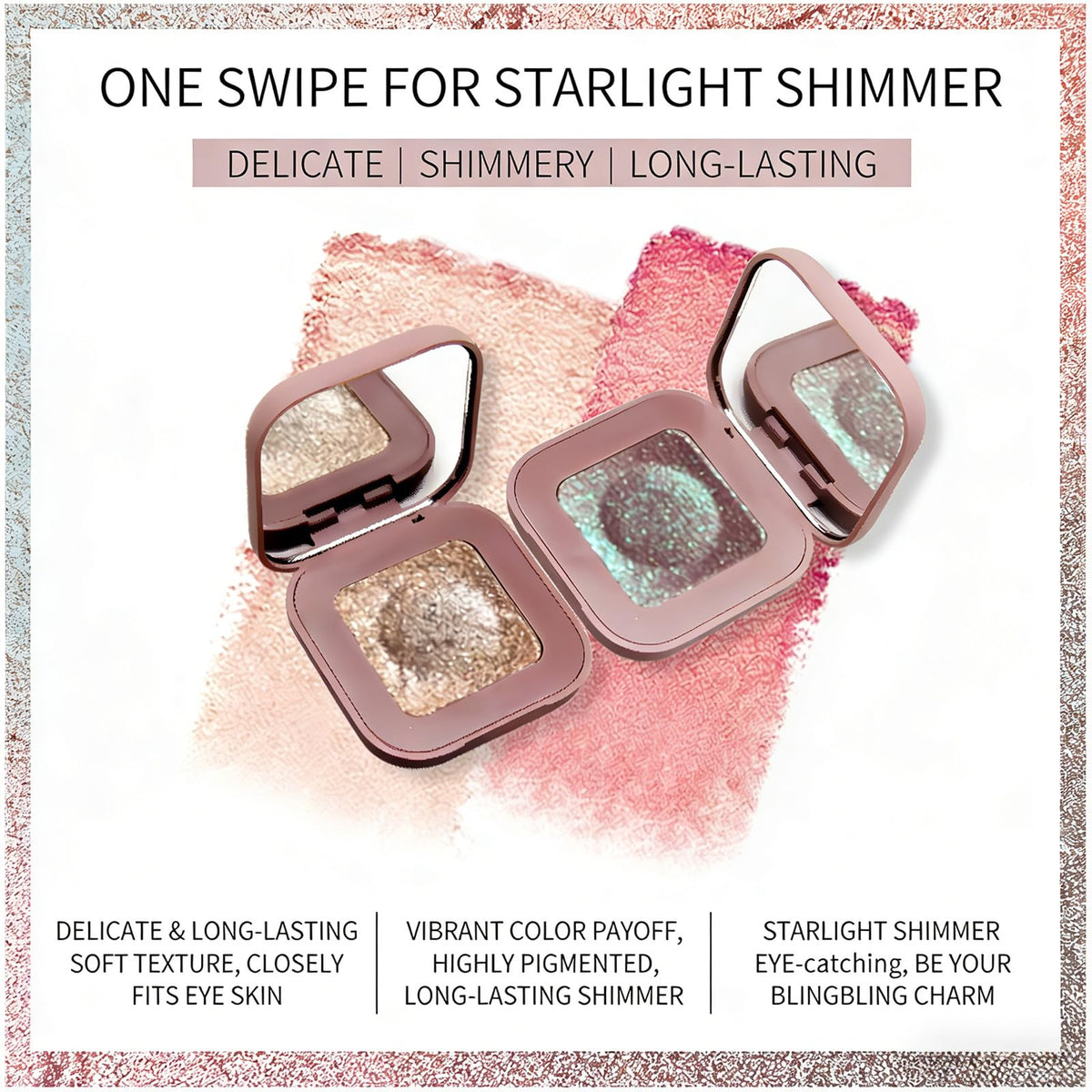 Enfuntins eyelid before-and-after demonstrating crease-resistant vibrant color